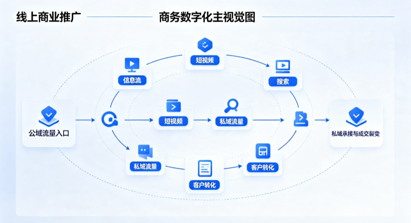 汝城县线上商业推广怎么做？全域流量闭环搭建与低成本转化实战指南